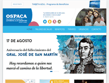 Tablet Screenshot of ospaca.com